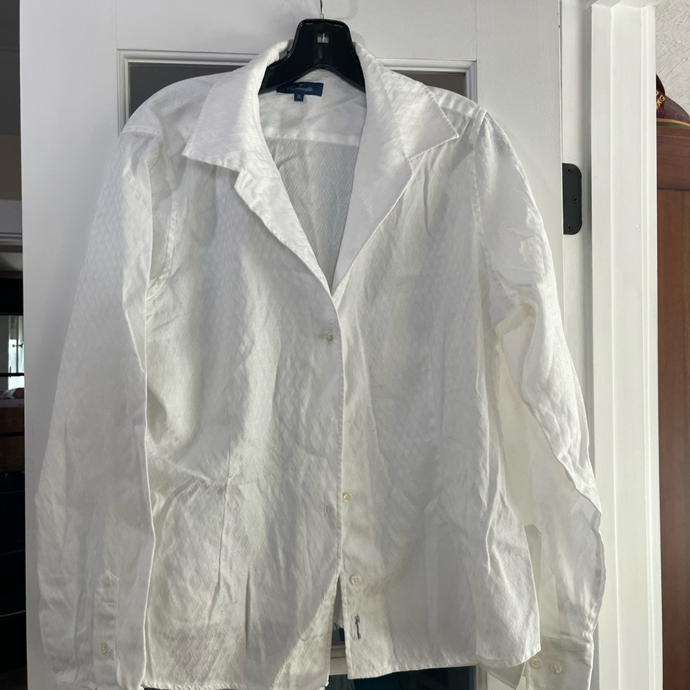 Faconnable Off-White Dress Shirt
